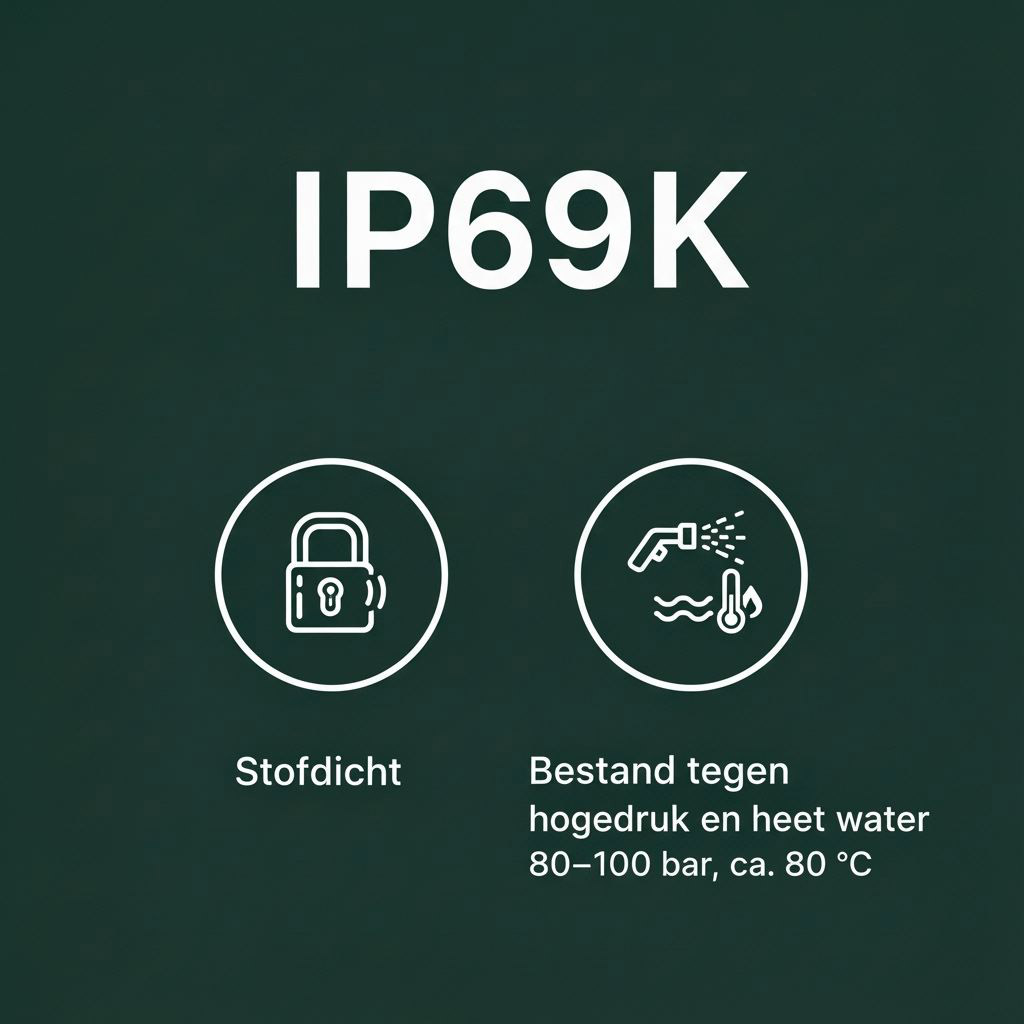 IP69K: icoontjes met uitleg